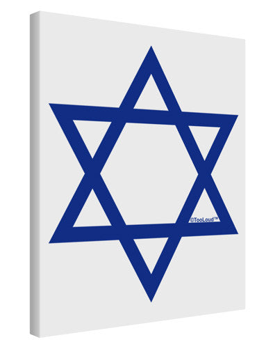 Jewish Star of David Printed Canvas Art Portrait - Choose Size by TooLoud-TooLoud-11x14"-Davson Sales