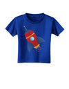 Space Rocket Ship and Stars Toddler T-Shirt Dark by TooLoud-Toddler T-Shirt-TooLoud-Royal-Blue-2T-Davson Sales