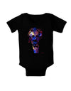 Cosmic Galaxy Baby Bodysuit Dark by TooLoud-Baby Romper-TooLoud-Black-06-Months-Davson Sales