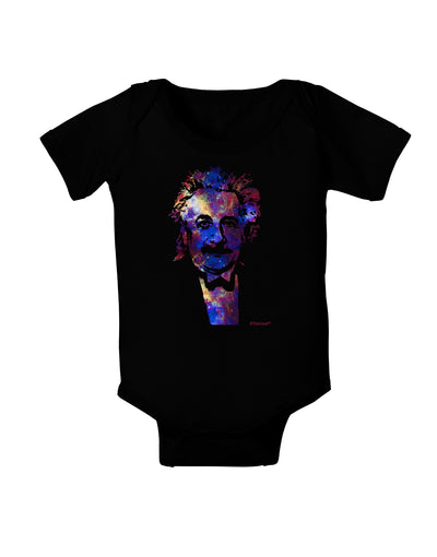 Cosmic Galaxy Baby Bodysuit Dark by TooLoud-Baby Romper-TooLoud-Black-06-Months-Davson Sales