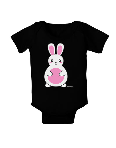 Cute Easter Bunny - Pink Baby Bodysuit Dark by TooLoud-Baby Romper-TooLoud-Black-06-Months-Davson Sales