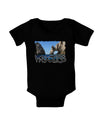 Mexico - Islands Cut-out Baby Bodysuit Dark-Baby Romper-TooLoud-Black-06-Months-Davson Sales