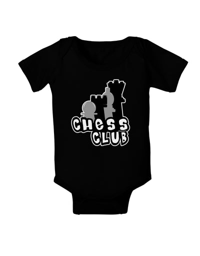 Chess Club Baby Bodysuit Dark by TooLoud-Baby Romper-TooLoud-Black-06-Months-Davson Sales