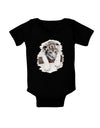 Leopard Cub Baby Bodysuit Dark-Baby Romper-TooLoud-Black-06-Months-Davson Sales