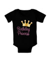 Birthday Princess - Tiara Baby Bodysuit Dark by TooLoud-Baby Romper-TooLoud-Black-06-Months-Davson Sales