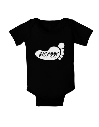 Bigfoot Baby Bodysuit Dark by TooLoud-Baby Romper-TooLoud-Black-06-Months-Davson Sales