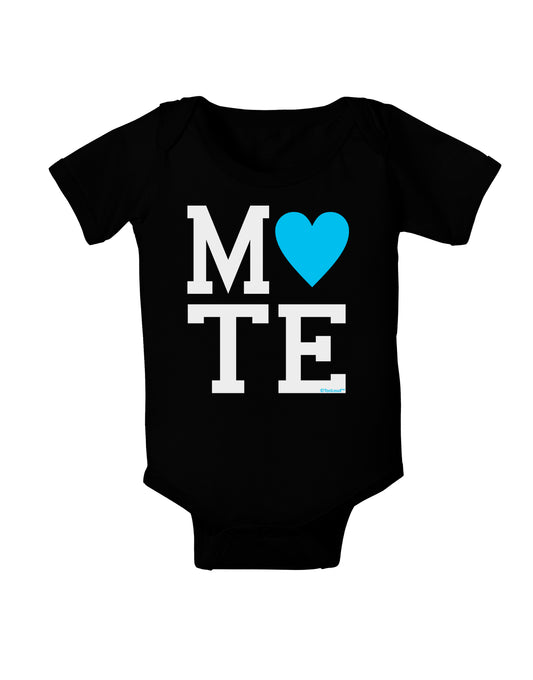 Matching Soulmate Design - Mate - Blue Baby Bodysuit Dark by TooLoud-Baby Romper-TooLoud-Black-06-Months-Davson Sales