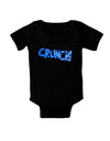 Onomatopoeia CRUNCH Baby Bodysuit Dark-Baby Romper-TooLoud-Black-06-Months-Davson Sales