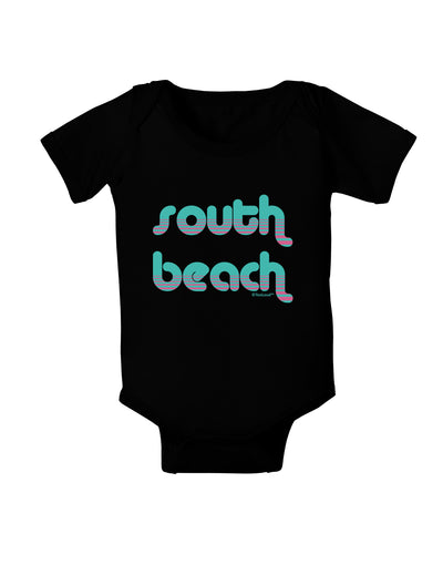 South Beach Color Scheme Design Baby Bodysuit Dark by TooLoud-Baby Romper-TooLoud-Black-06-Months-Davson Sales