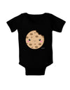 Cute Matching Milk and Cookie Design - Cookie Baby Bodysuit Dark by TooLoud-Baby Romper-TooLoud-Black-06-Months-Davson Sales