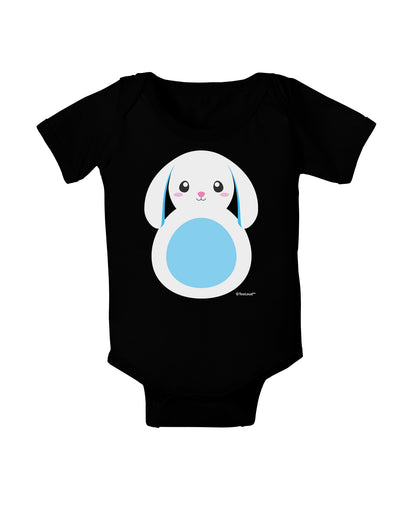 Cute Bunny with Floppy Ears - Blue Baby Bodysuit Dark by TooLoud-Baby Romper-TooLoud-Black-06-Months-Davson Sales