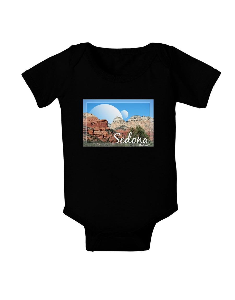 Abstract Sedona Baby Bodysuit Dark-Baby Romper-TooLoud-Black-18-Months-Davson Sales