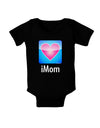 iMom - Mothers Day Baby Bodysuit Dark-Baby Romper-TooLoud-Black-06-Months-Davson Sales