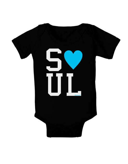 Matching Soulmate Design - Soul - Blue Baby Bodysuit Dark by TooLoud-Baby Romper-TooLoud-Black-06-Months-Davson Sales