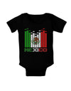 Mexican Flag Levels - Cinco De Mayo Text Baby Bodysuit Dark-Baby Romper-TooLoud-Black-06-Months-Davson Sales