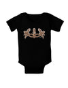 Earth Masquerade Mask Baby Bodysuit Dark by TooLoud-Baby Romper-TooLoud-Black-06-Months-Davson Sales