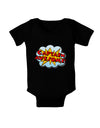 Captain Awesome - Superhero Style Baby Bodysuit Dark by TooLoud-Baby Romper-TooLoud-Black-06-Months-Davson Sales