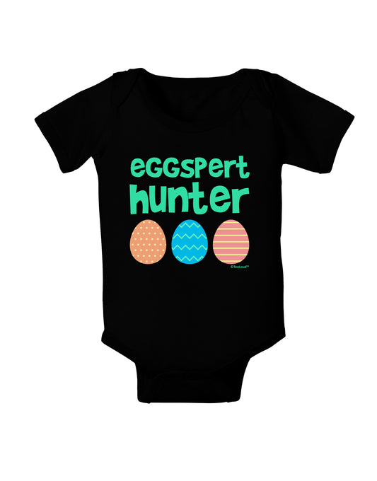 Eggspert Hunter - Easter - Green Baby Bodysuit Dark by TooLoud-Baby Romper-TooLoud-Black-06-Months-Davson Sales