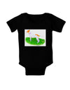 Vigilant Dog Watercolor Baby Bodysuit Dark-Baby Romper-TooLoud-Black-06-Months-Davson Sales