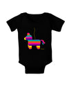 Colorful Hanging Pinata Design Baby Bodysuit Dark by TooLoud-Baby Romper-TooLoud-Black-06-Months-Davson Sales