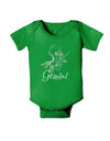 Gemini Constellation Baby Bodysuit Dark-Baby Romper-TooLoud-Clover-Green-06-Months-Davson Sales