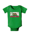 California Design #1 Baby Bodysuit Dark by TooLoud-Baby Romper-TooLoud-Clover-Green-06-Months-Davson Sales