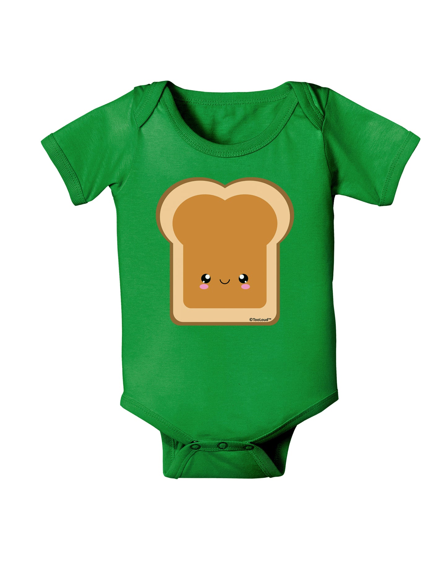 Cute Matching Design - PB and J - Peanut Butter Baby Bodysuit Dark by TooLoud-Baby Romper-TooLoud-Clover-Green-06-Months-Davson Sales