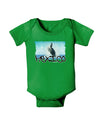 Mexico - Whale Watching Cut-out Baby Bodysuit Dark-Baby Romper-TooLoud-Clover-Green-06-Months-Davson Sales