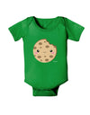 Cute Matching Milk and Cookie Design - Cookie Baby Bodysuit Dark by TooLoud-Baby Romper-TooLoud-Clover-Green-06-Months-Davson Sales