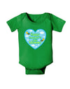 Happy Mother's Day Mommy - Blue Baby Bodysuit Dark by TooLoud-Baby Romper-TooLoud-Clover-Green-06-Months-Davson Sales