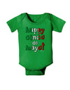 Happy Cinco de Mayo - Cactus Design Baby Bodysuit Dark by TooLoud-Baby Romper-TooLoud-Clover-Green-06-Months-Davson Sales