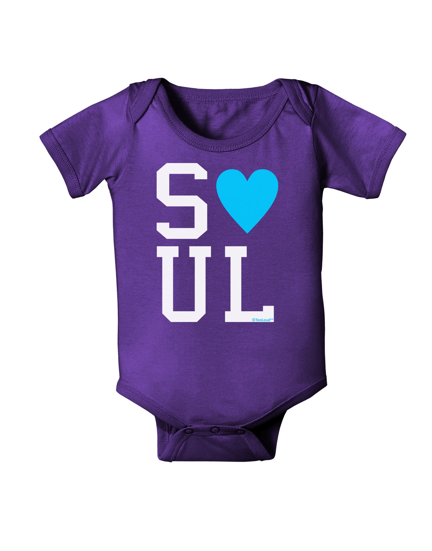Matching Soulmate Design - Soul - Blue Baby Bodysuit Dark by TooLoud-Baby Romper-TooLoud-Purple-06-Months-Davson Sales