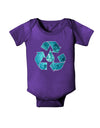 Water Conservation Baby Bodysuit Dark by TooLoud-Baby Romper-TooLoud-Purple-06-Months-Davson Sales