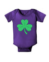 Shamrock Vector Design Baby Bodysuit Dark by TooLoud-Baby Romper-TooLoud-Purple-06-Months-Davson Sales