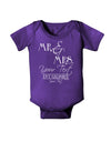 Personalized Mr and Mrs -Name- Established -Date- Design Baby Bodysuit Dark-Baby Romper-TooLoud-Purple-06-Months-Davson Sales