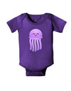 Cute Jellyfish Baby Bodysuit Dark by TooLoud-Baby Romper-TooLoud-Purple-06-Months-Davson Sales