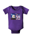 All American Eagle Baby Bodysuit Dark-Baby Romper-TooLoud-Purple-06-Months-Davson Sales