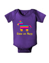 Colorful Pinata Design - Cinco de Mayo Baby Bodysuit Dark by TooLoud-Baby Romper-TooLoud-Purple-06-Months-Davson Sales