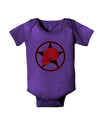 Blood Red Skull Baby Bodysuit Dark by TooLoud-Baby Romper-TooLoud-Purple-06-Months-Davson Sales