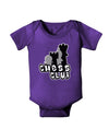 Chess Club Baby Bodysuit Dark by TooLoud-Baby Romper-TooLoud-Purple-06-Months-Davson Sales