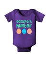 Eggspert Hunter - Easter - Green Baby Bodysuit Dark by TooLoud-Baby Romper-TooLoud-Purple-06-Months-Davson Sales