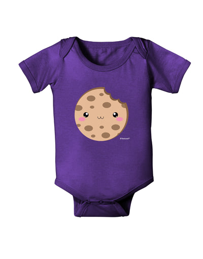 Cute Matching Milk and Cookie Design - Cookie Baby Bodysuit Dark by TooLoud-Baby Romper-TooLoud-Purple-06-Months-Davson Sales