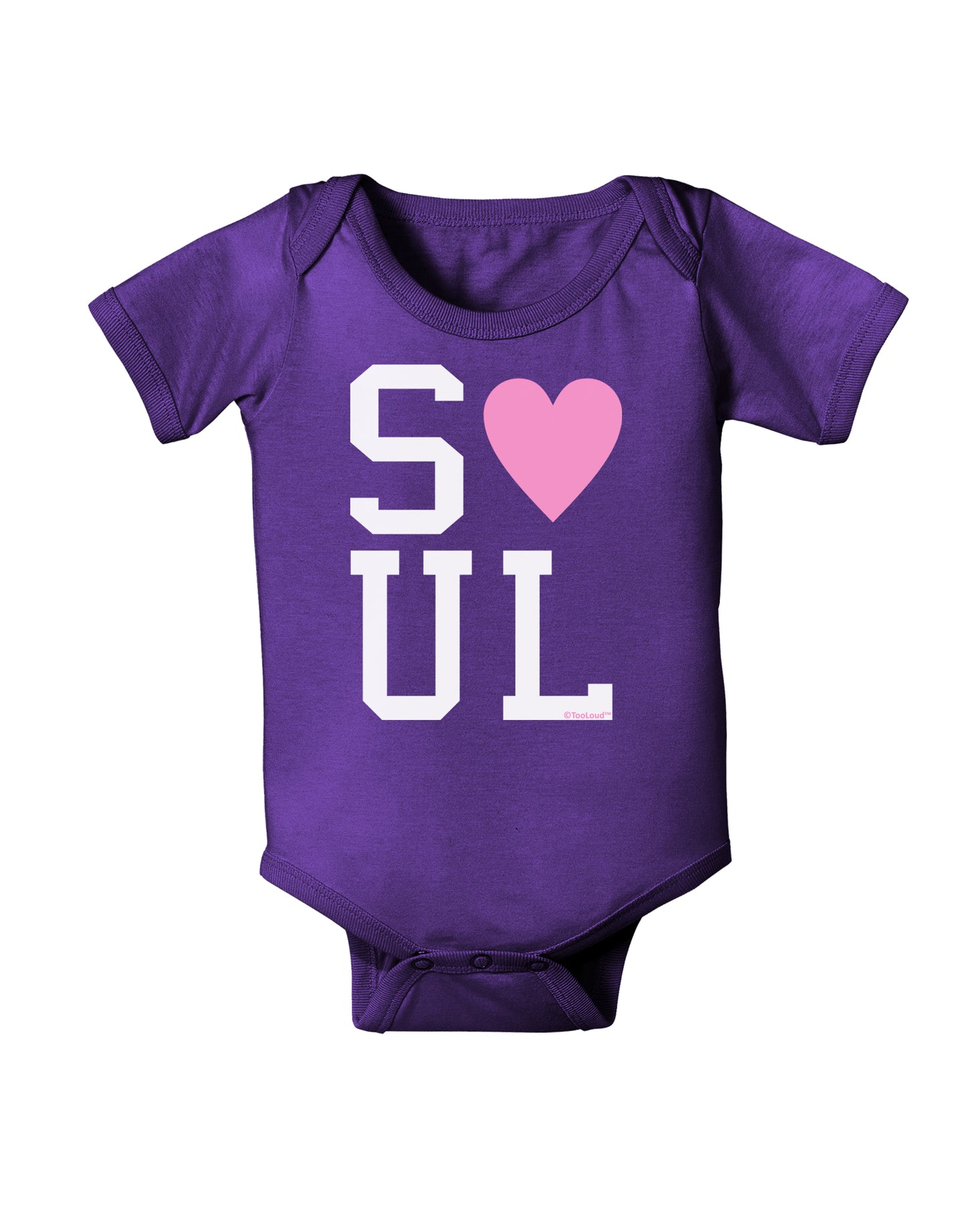 Matching Soulmate Design - Soul - Pink Baby Bodysuit Dark by TooLoud-Baby Romper-TooLoud-Purple-06-Months-Davson Sales