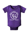 Personalized Birthday Boy Space with Customizable Name Baby Bodysuit Dark-Baby Romper-TooLoud-Purple-06-Months-Davson Sales