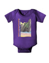 Archaopteryx - With Name Baby Bodysuit Dark by TooLoud-Baby Romper-TooLoud-Purple-06-Months-Davson Sales