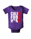 California Republic Design - California Red Star and Bear Baby Bodysuit Dark by TooLoud-Baby Romper-TooLoud-Purple-06-Months-Davson Sales