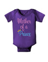 Mother of a Prince - Matching Mom and Son Design Baby Bodysuit Dark by TooLoud-Baby Romper-TooLoud-Purple-06-Months-Davson Sales