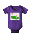 Vigilant Dog Watercolor Baby Bodysuit Dark-Baby Romper-TooLoud-Purple-06-Months-Davson Sales