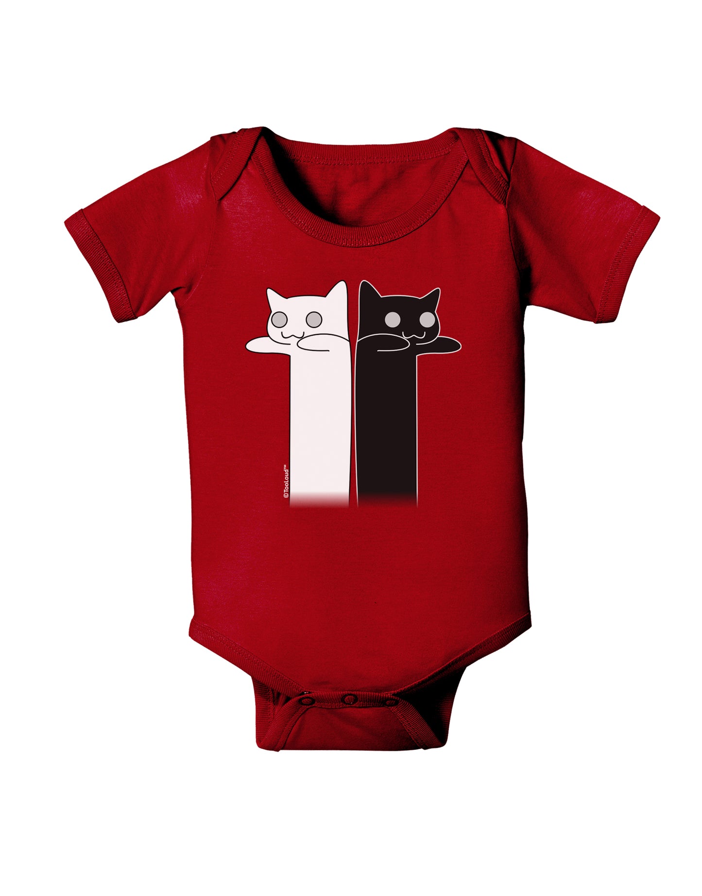 Longcat and Tacgnol - Internet Humor Baby Bodysuit Dark by TooLoud-Baby Romper-TooLoud-Red-06-Months-Davson Sales