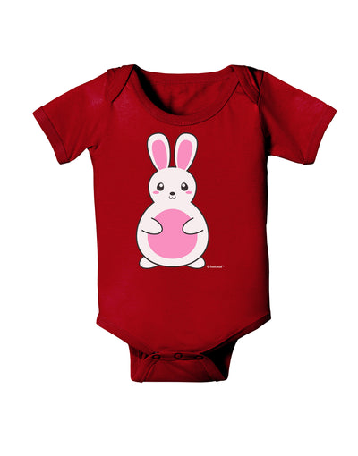 Cute Easter Bunny - Pink Baby Bodysuit Dark by TooLoud-Baby Romper-TooLoud-Red-06-Months-Davson Sales